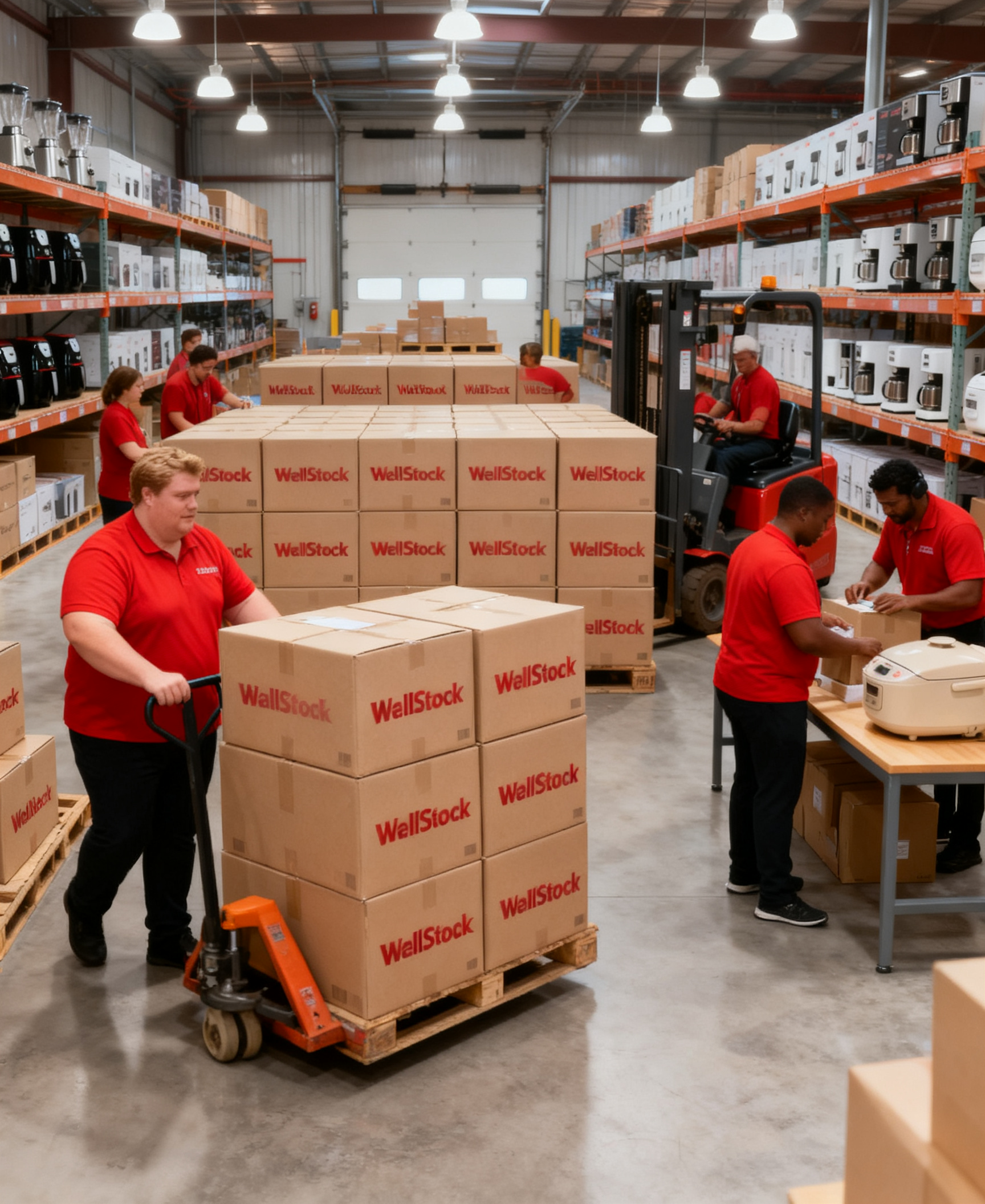 jimeng-2025-10-20-5185-把所有人的衣服换成红色，画面的一些工作人员一部分是白人 一部分是黑人。有胖的 有...